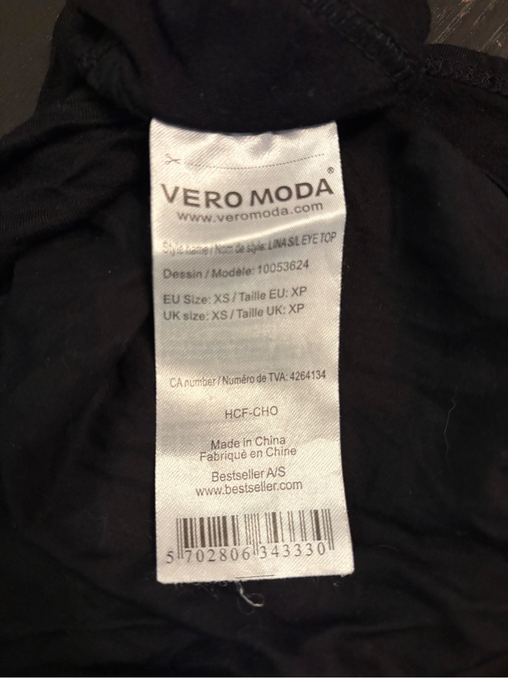 Vintage Vero Moda Black Grommet Shoulder Racer Back Tank Top - Picture 8 of 9